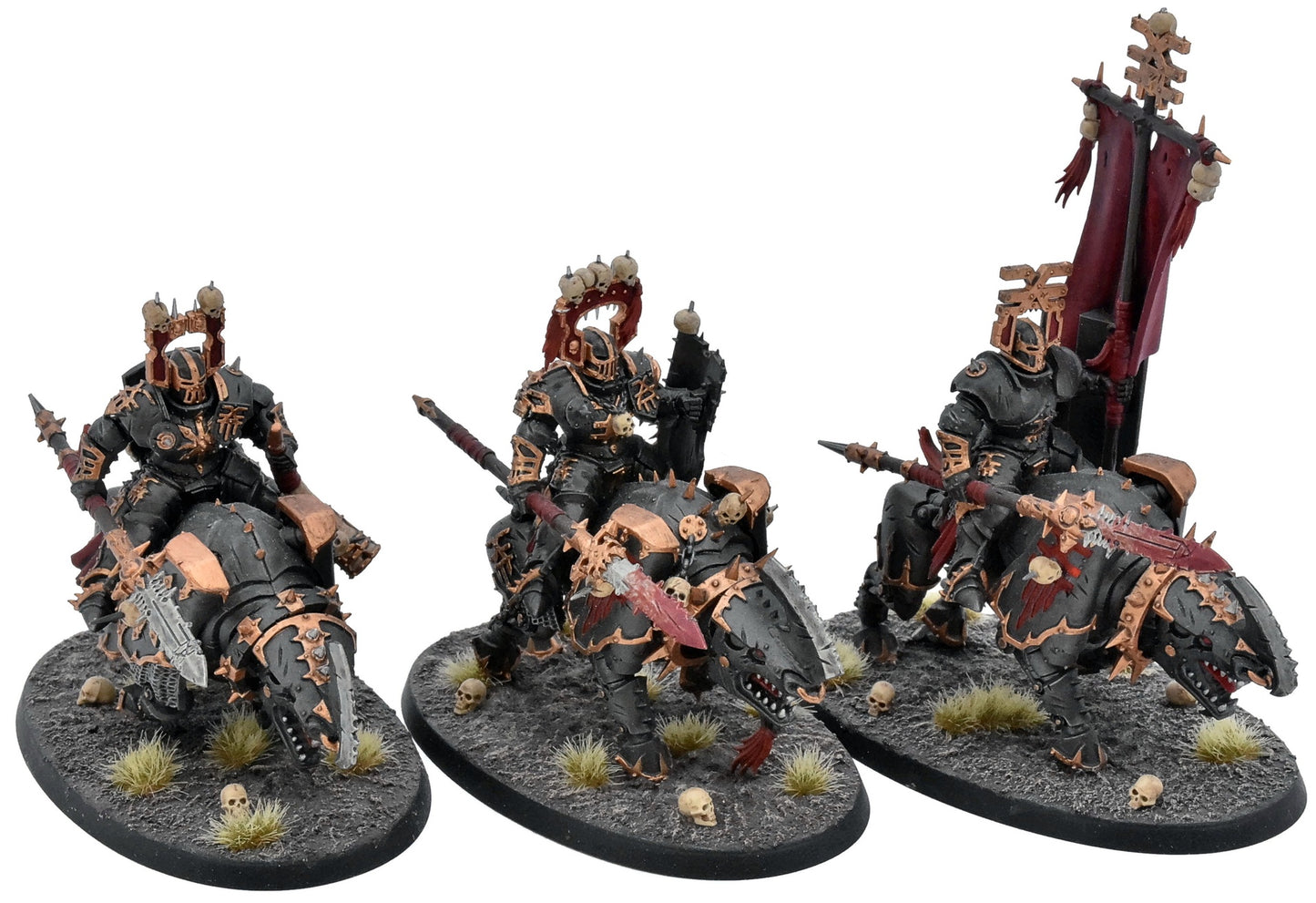 BLADES OF KHORNE 3 Mighty Skullcrushers #1 WELL PAINTED Warhammer Sigmar