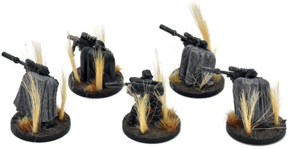 SPACE MARINES 5 Scouts With Sniper Rifles #1 WELL PAINTED Warhammer 40K