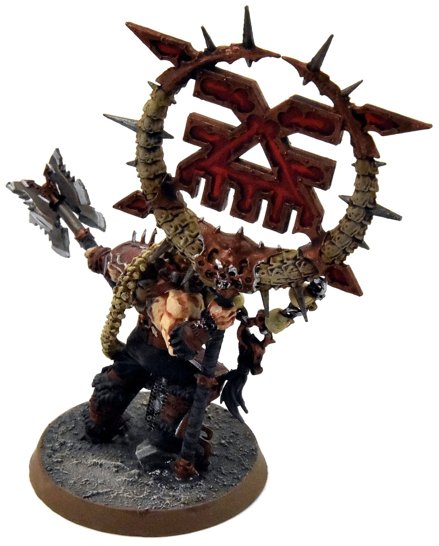 BLADES OF KHORNE Bloodsecrator #1 WELL PAINTED Warhammer Sigmar