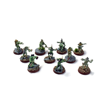 FLESH-EATER COURTS 10 Crypt Ghouls #6 Sigmar WELL PAINTED