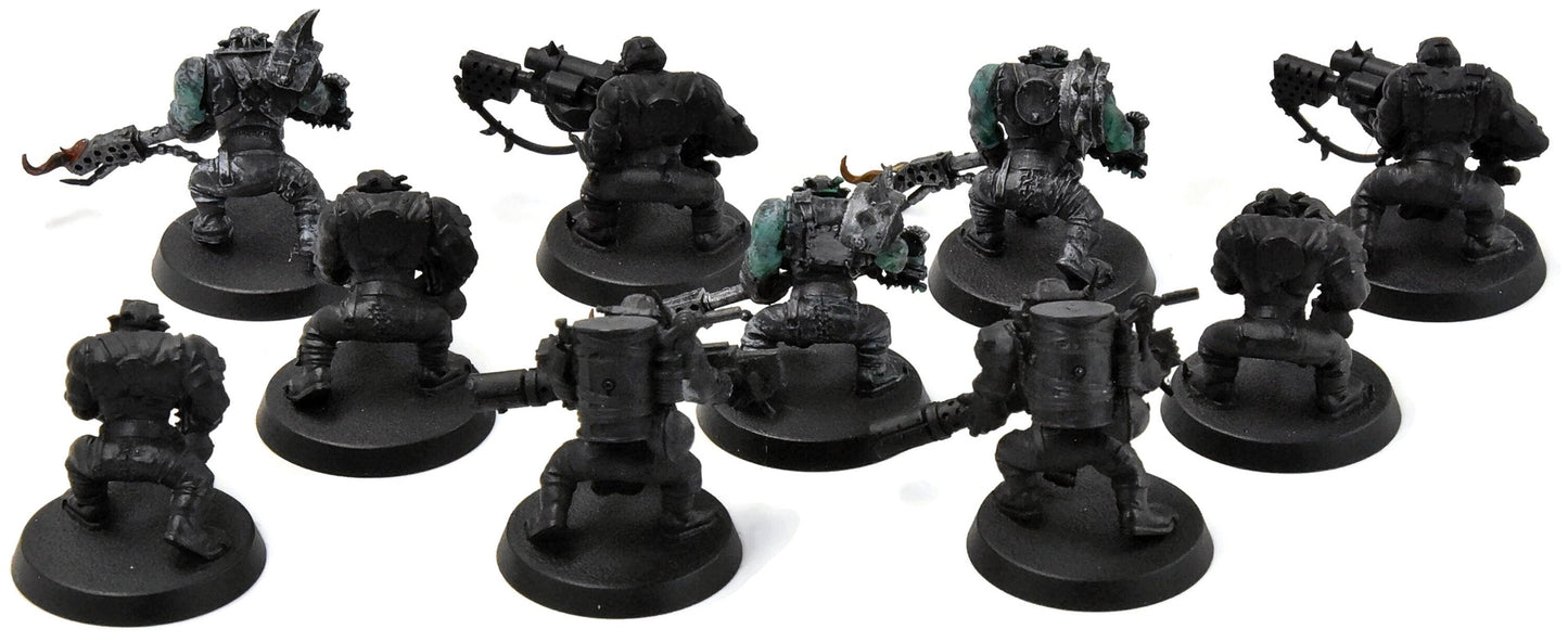 ORKS 10 Kommandos Special Weapons Converted #1 Warhammer 40K