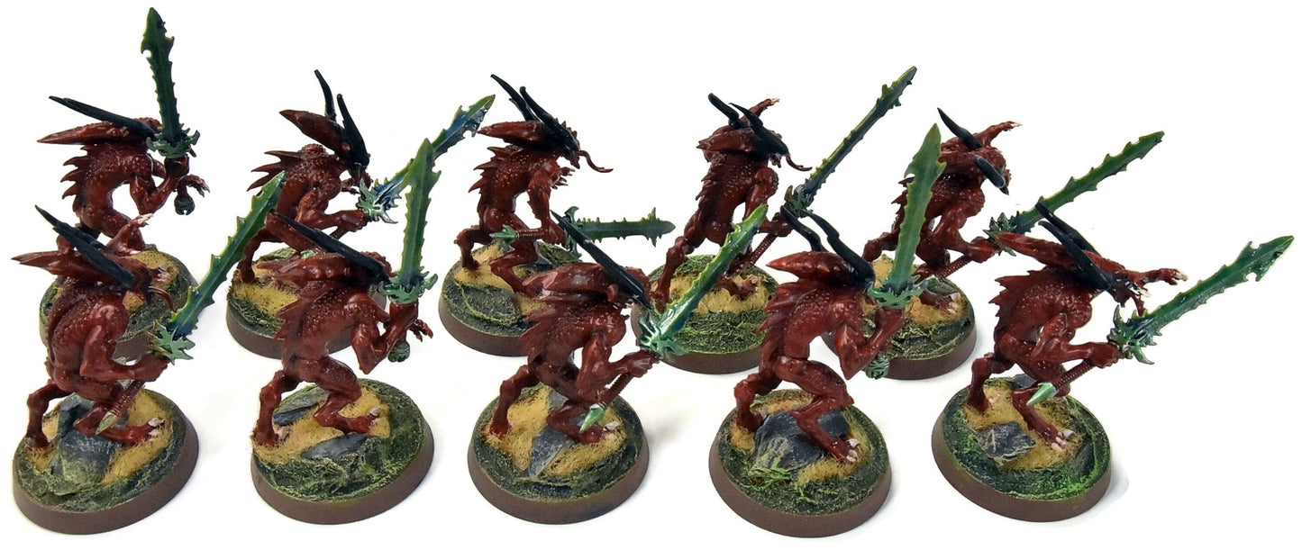 BLADES OF KHORNE 10 Bloodletters #1 WELL PAINTED Sigmar