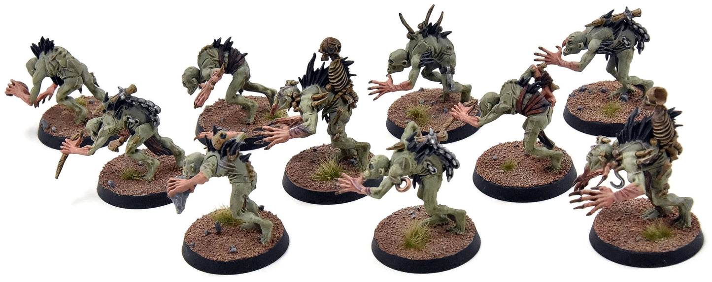 FLESH-EATER COURTS 10 Crypt Ghouls #1 WELL PAINTED Sigmar