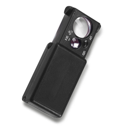 Pull Out-Magnifier 10X And 30X Magnification Black