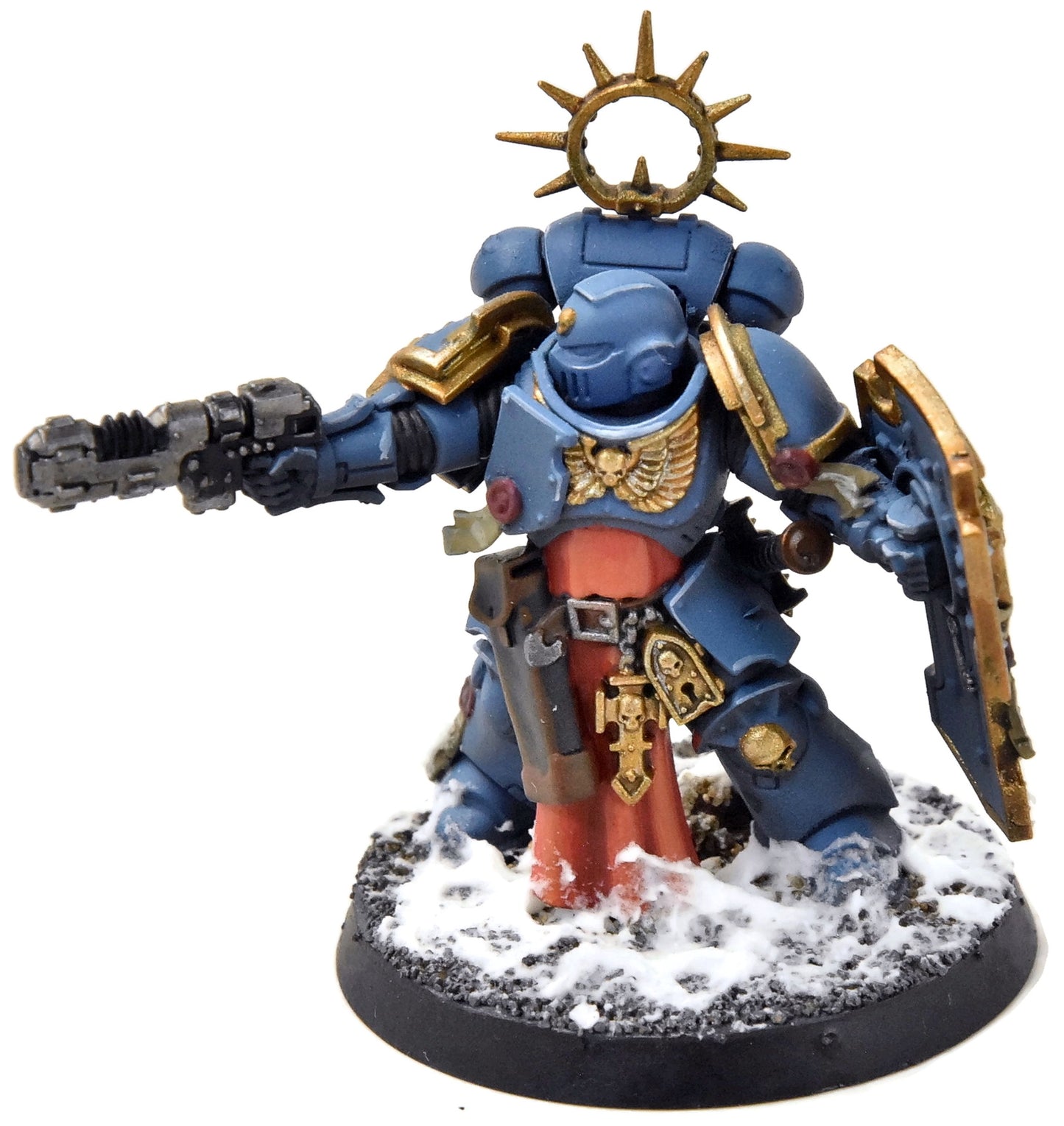 SPACE MARINES Primaris Lieutenant #1 WELL PAINTED Warhammer 40K Indomitus