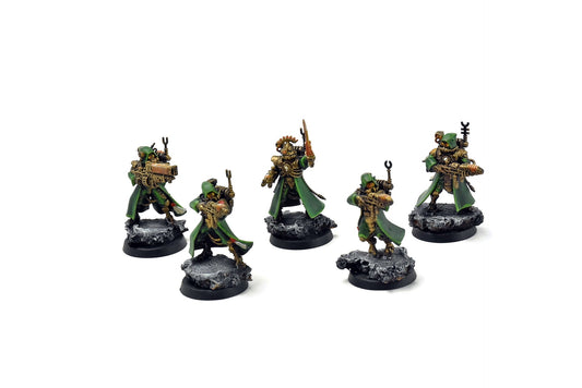 ADEPTUS MECHANICUS 5 Skitarii Vanguard #8 WELL PAINTED Warhammer 40k