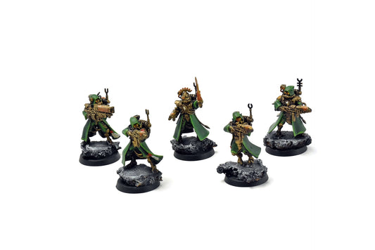 ADEPTUS MECHANICUS 5 Skitarii Vanguard #8 WELL PAINTED Warhammer 40k