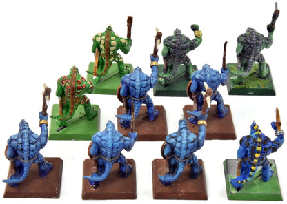 LIZARDMEN 10 Saurus Warriors #5 Warhammer Fantasy Classic