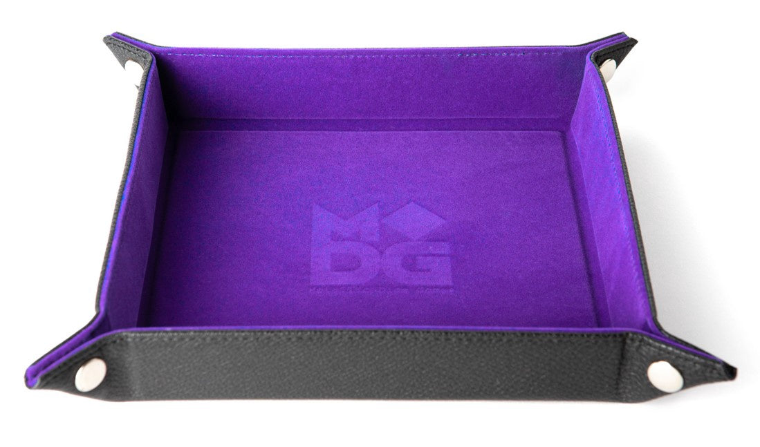 Fold Ultra Pro Dice Velvet Tray With Pu Leather Purple