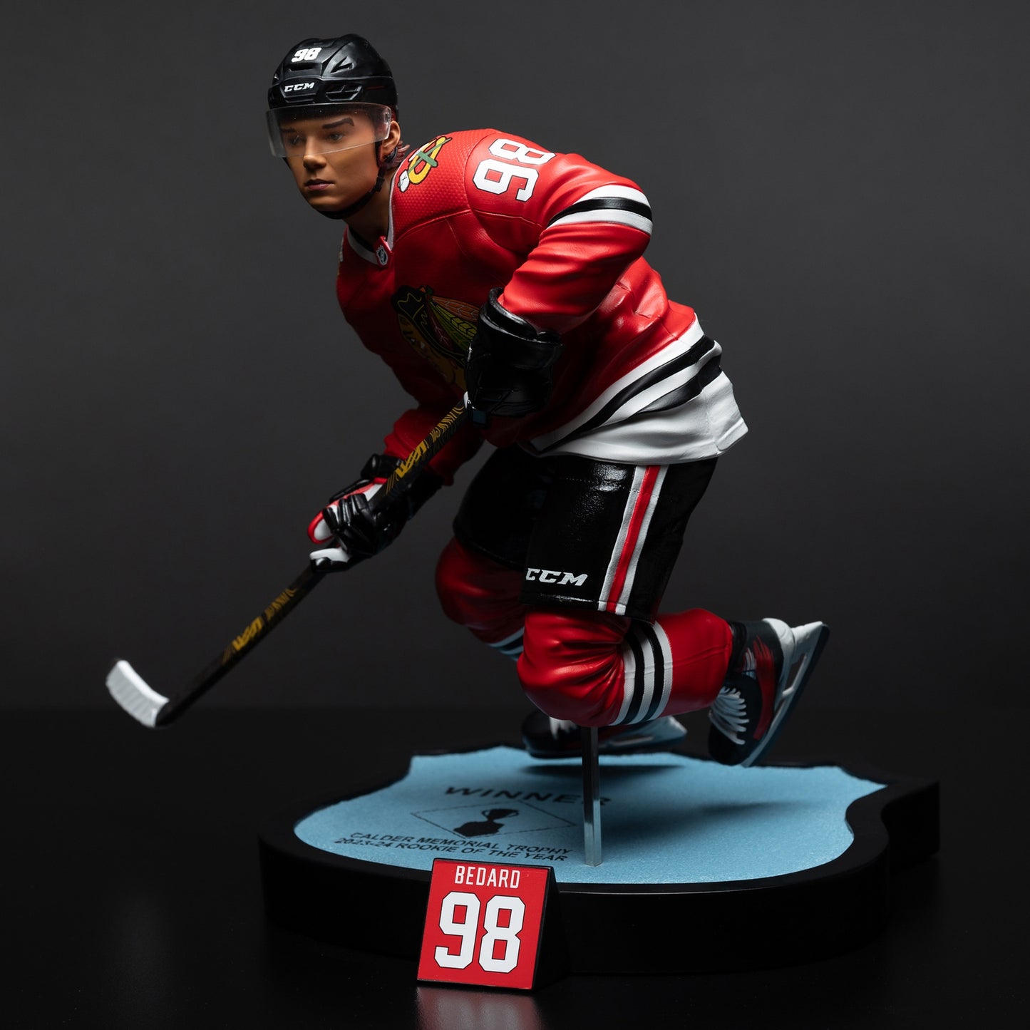 NHL 1 -6th Resin Statue - Connor Bedard (Chicago Blackhawks)