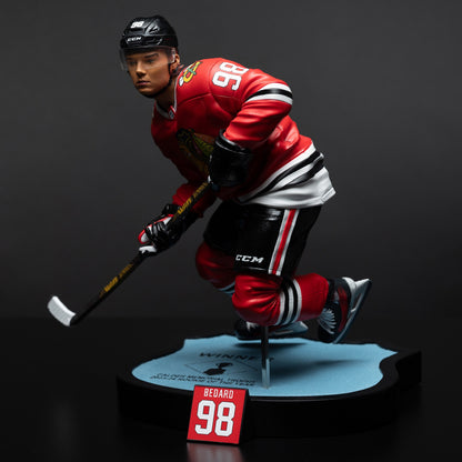 NHL 1 -6th Resin Statue - Connor Bedard (Chicago Blackhawks)
