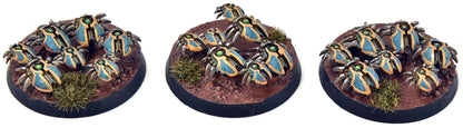 NECRONS 3 Scarab Swarms #3 WELL PAINTED Warhammer 40K 5172