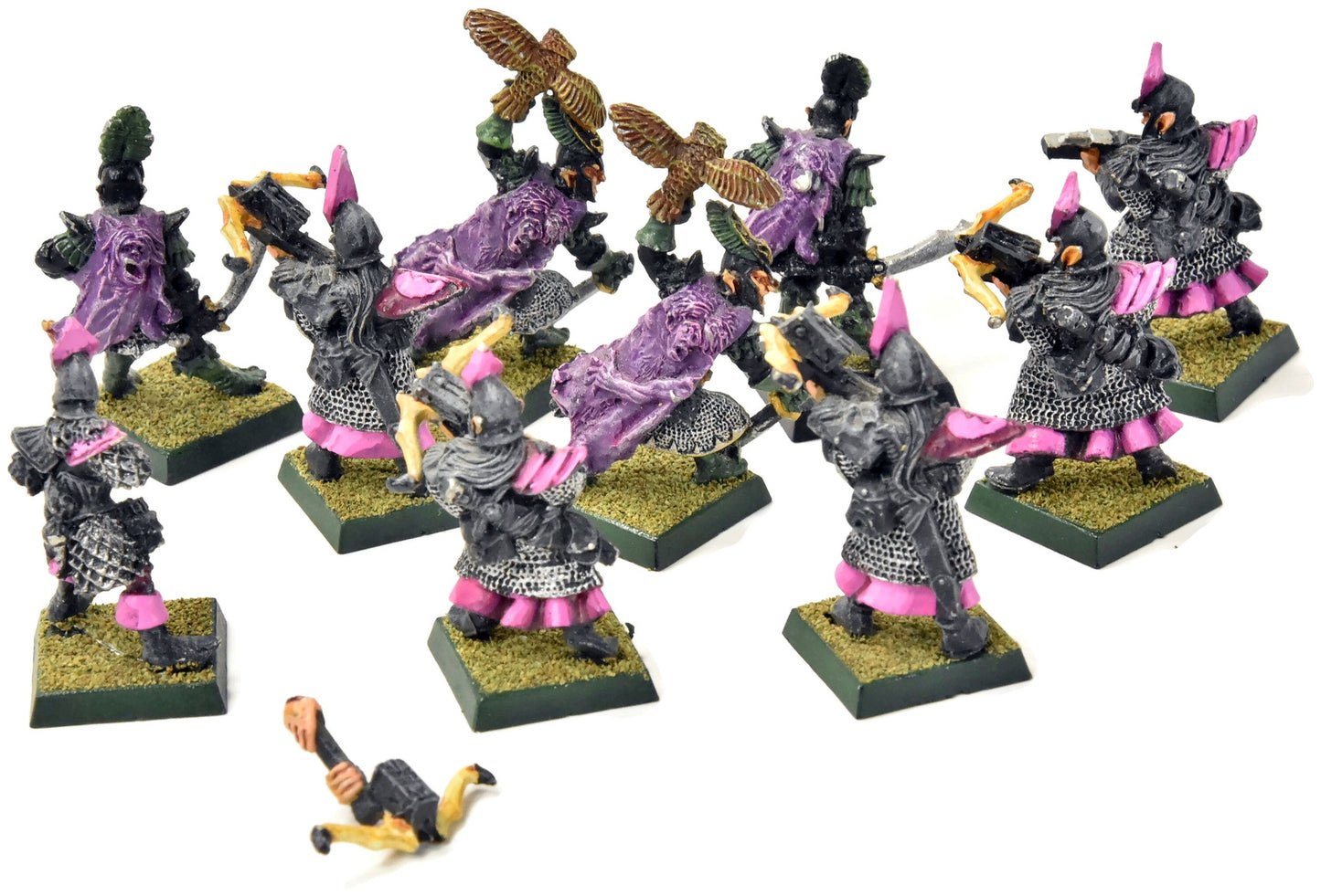 DARK ELVES 10 Crossbowmen #2 CLASSIC METAL darkshards Fantasy