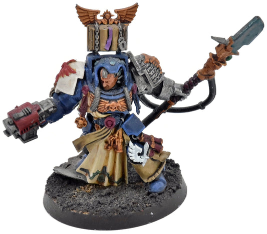 SPACE MARINES Librarian In Terminator Armour #1 WELL PAINTED Warhammer 40K 3854