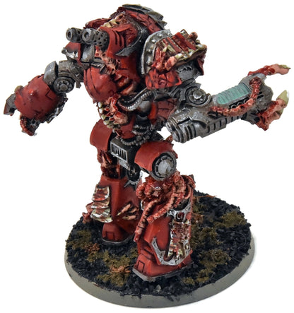 CHAOS SPACE MARINES contemptor dreadnought converted #1 WELL PAINTED 40K