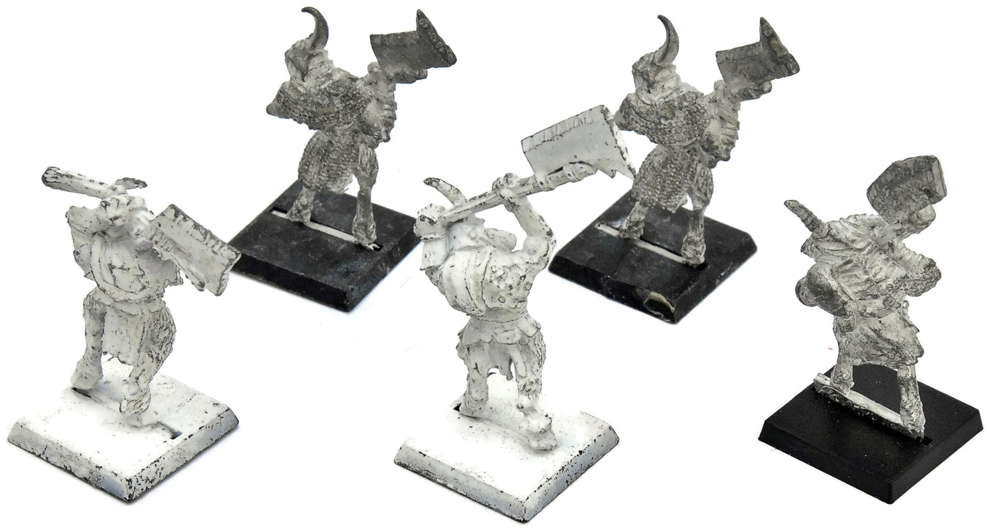 BEASTMEN 5 Pestigors #13 METAL Warhammer Fantasy