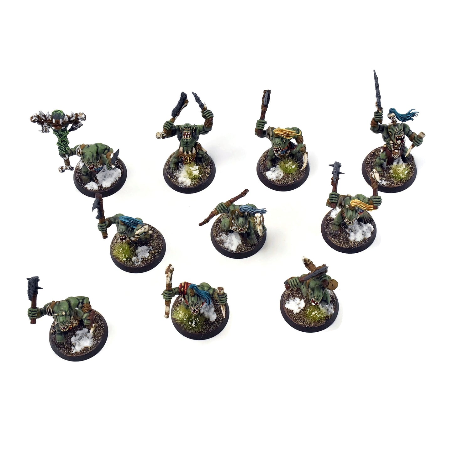 ORRUK WARCLANS 10 Savage Orruks #1 PRO PAINTED Sigmar
