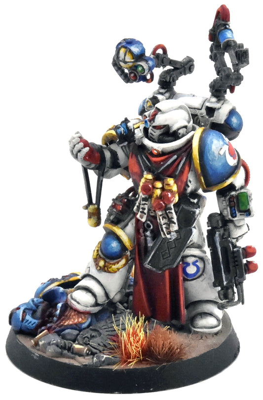 SPACE MARINES Primaris Apothecary #1 WELL PAINTED Warhammer 40K Ultramarines