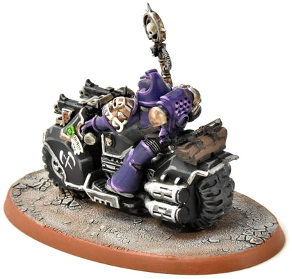 SPACE MARINES Librariran on Bike #2 PRO PAINTED Warhammer 40K