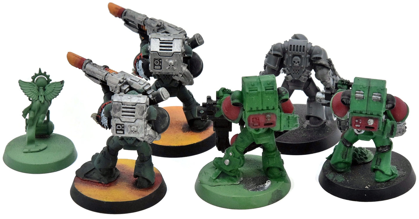 SPACE MARINES 5 Devastator Squad #1 Warhammer 40K Old Sculpt