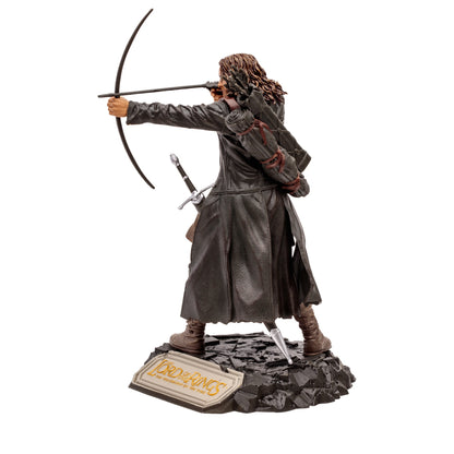 Figurine Aragorn de 15 cm (6 pouces) de Mcfarlane Movie Maniacs, tirée du Seigneur des Anneaux.