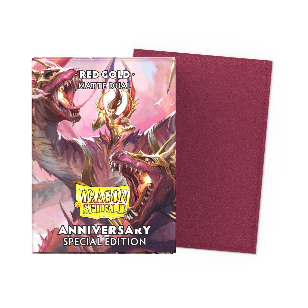 Dragon Shield Sleeves Dual Matte Special Anniversary Edition Red/gold (100)