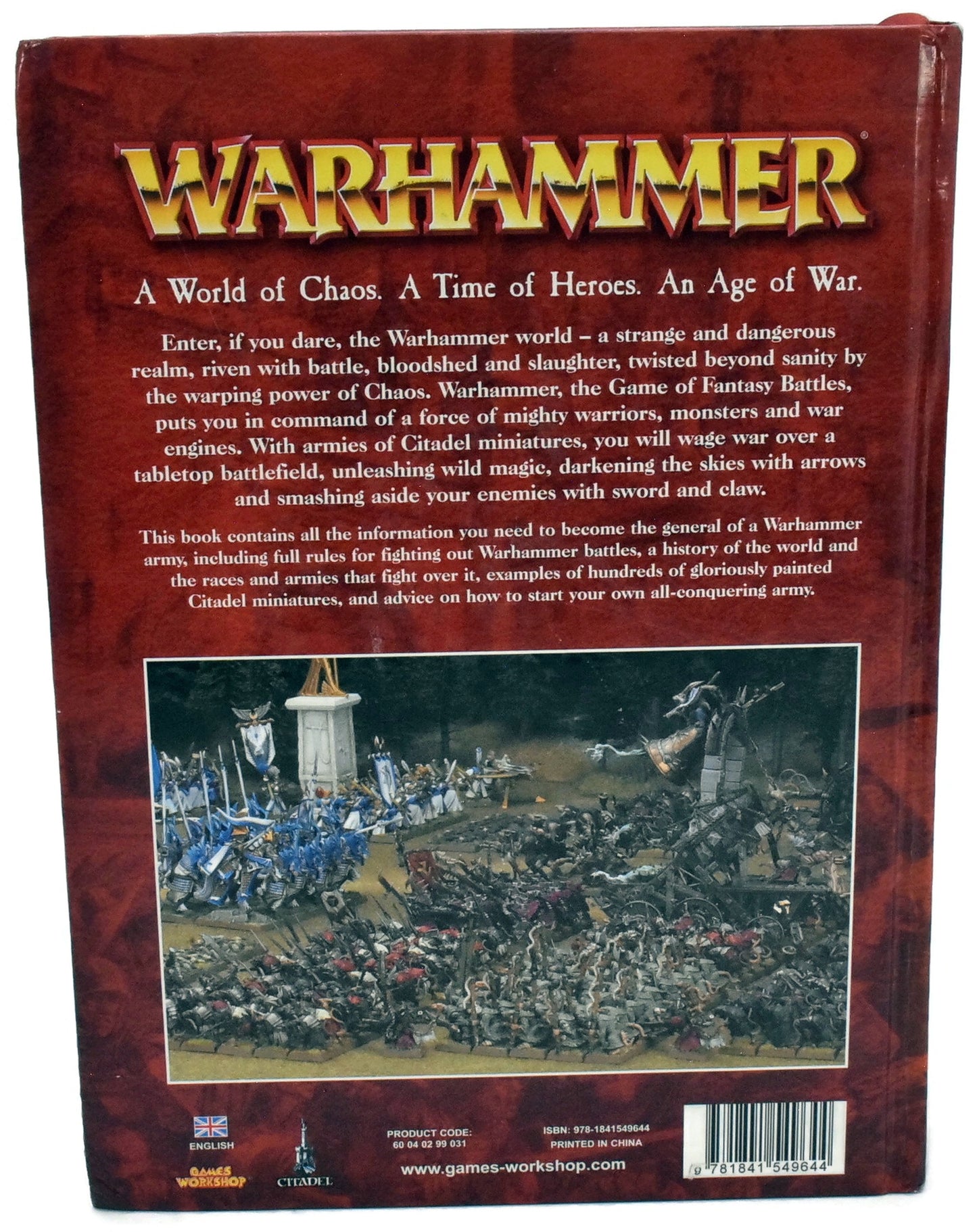 FANTASY Rulebook #1 GOOD Warhammer Fantasy