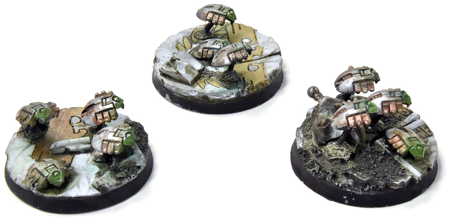NECRONS 3 Scarab Swarms #1 WELL PAINTED Warhammer 40K