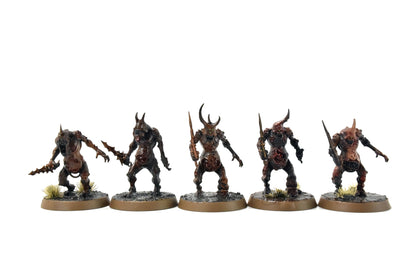 CHAOS DAEMONS 10 Plaguebearers #7 PRO PAINTED 40K SIGMAR
