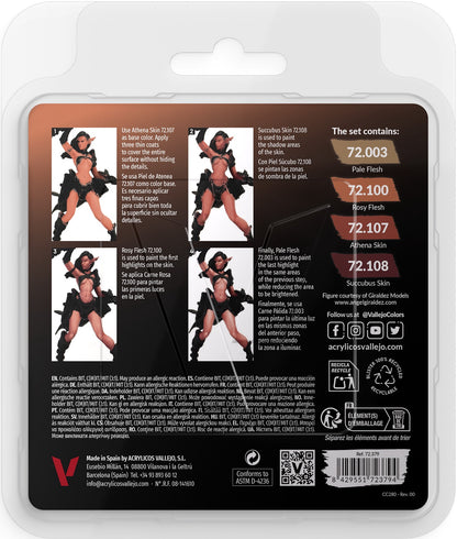 Vallejo Game Color Set Pale Skin