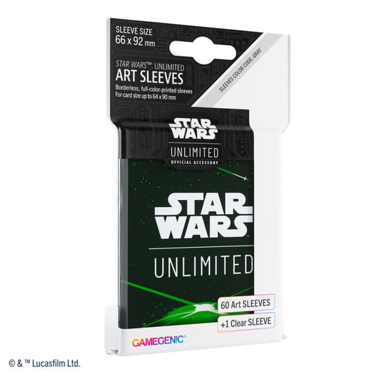 Star Wars Unlimited Art Sleeves Card Back Green
