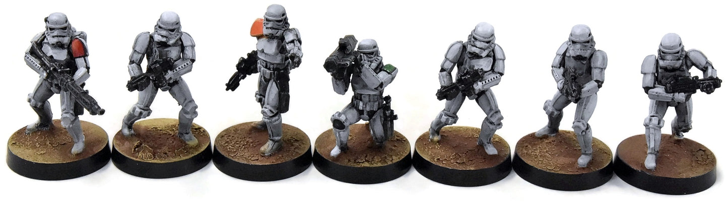 STAR WARS LEGION 7 Stormtroopers #3 PRO PAINTED empire