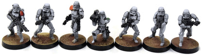 STAR WARS LEGION 7 Stormtroopers #3 PRO PAINTED empire