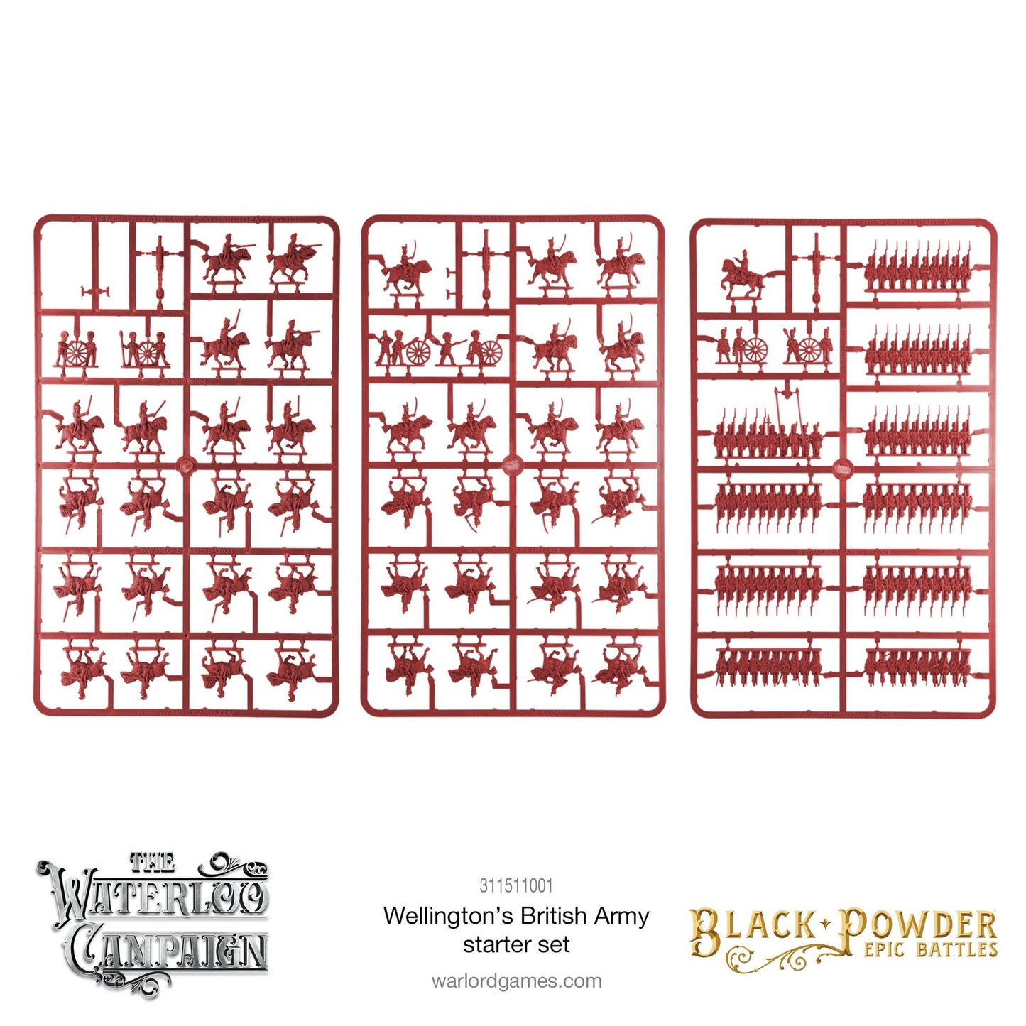 Black Powder Waterloo - British Starter Set (Epic Battle)