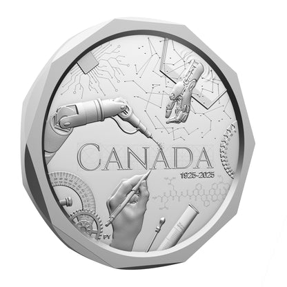 La vocation d'un ingénieur – Pièce de 25 $ en argent fin (249891)