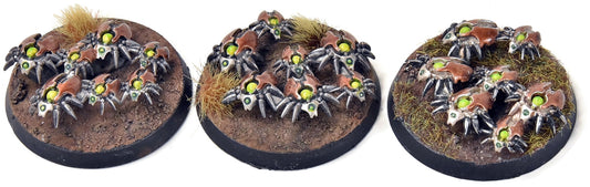NECRONS 3 Canoptek Scarab Swarms #2 WELL PAINTED Warhammer 40K