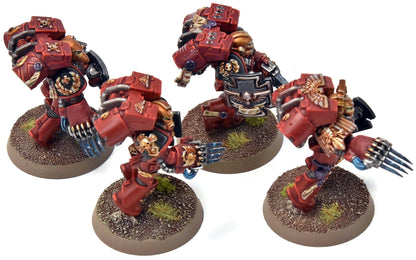 BLOOD ANGELS 4 Vanguard Veteran Squad #12 PRO PAINTED Warhammer 40K