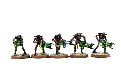 NECRONS 10 Warriors #5 WELL PAINTED Warhammer 40K