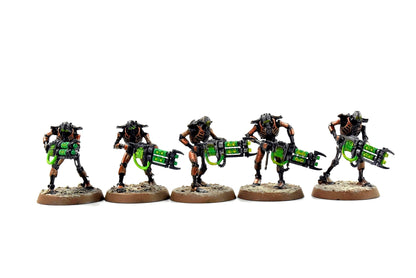 NECRONS 10 Warriors #5 WELL PAINTED Warhammer 40K