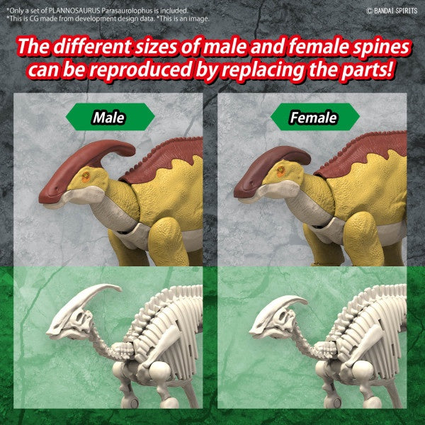 Parasaurolophus PLANNOSAURUS Bandai
