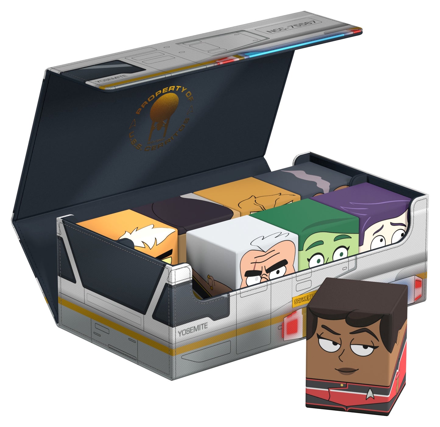 Squaroes Paramount Star Trek Lower Decks Wv1 Collector's Case Shuttlecraft Yosemite