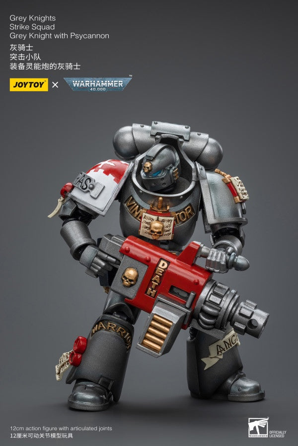 Strike Squad Grey Knight with Psycannon Grey Knights Joy Toy