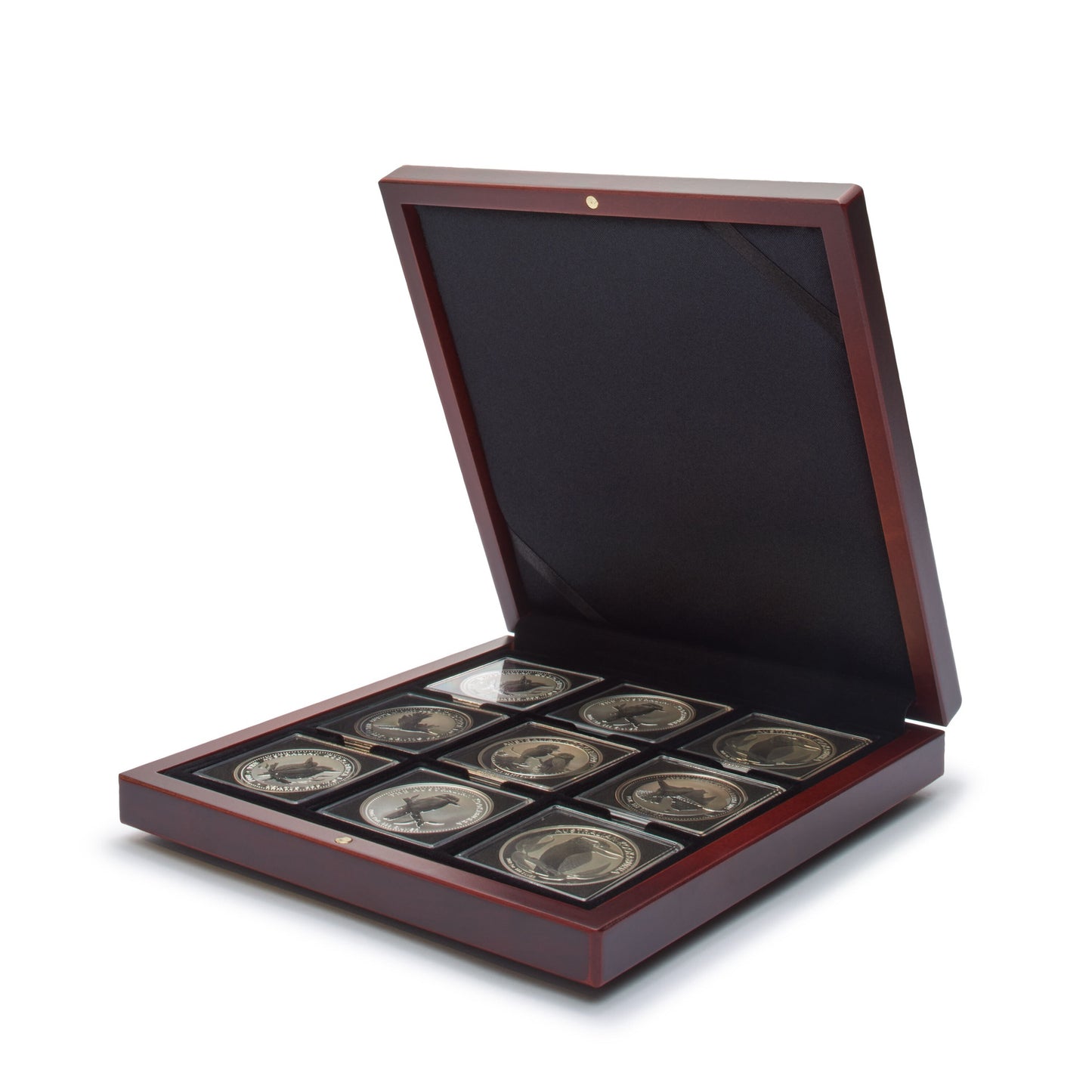 Small Coin Box Volterra With 9 Square Spaces 50X50 MM