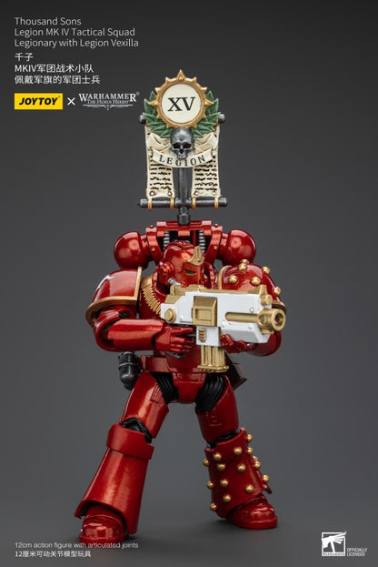 Legion MK IV Tactical Squad Legionary with Legion Vexilla Thousand Sons Joy Toy