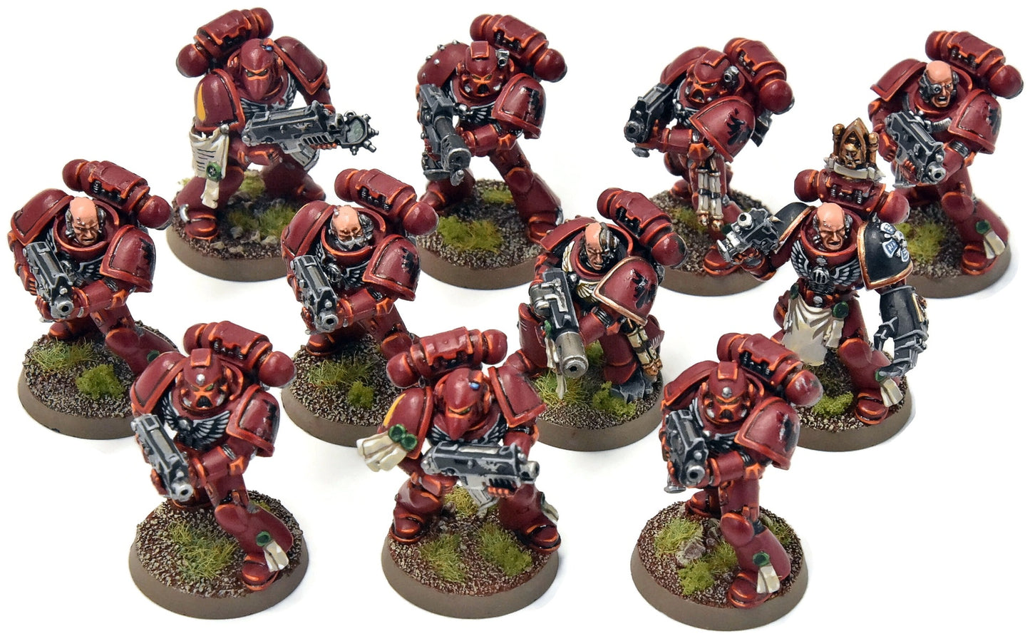 BLOOD ANGELS 11 Firstborn space marines #2 PRO PAINTED Warhammer 40K