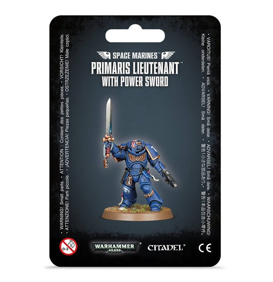 Lieutenant Primaris avec épée énergétique