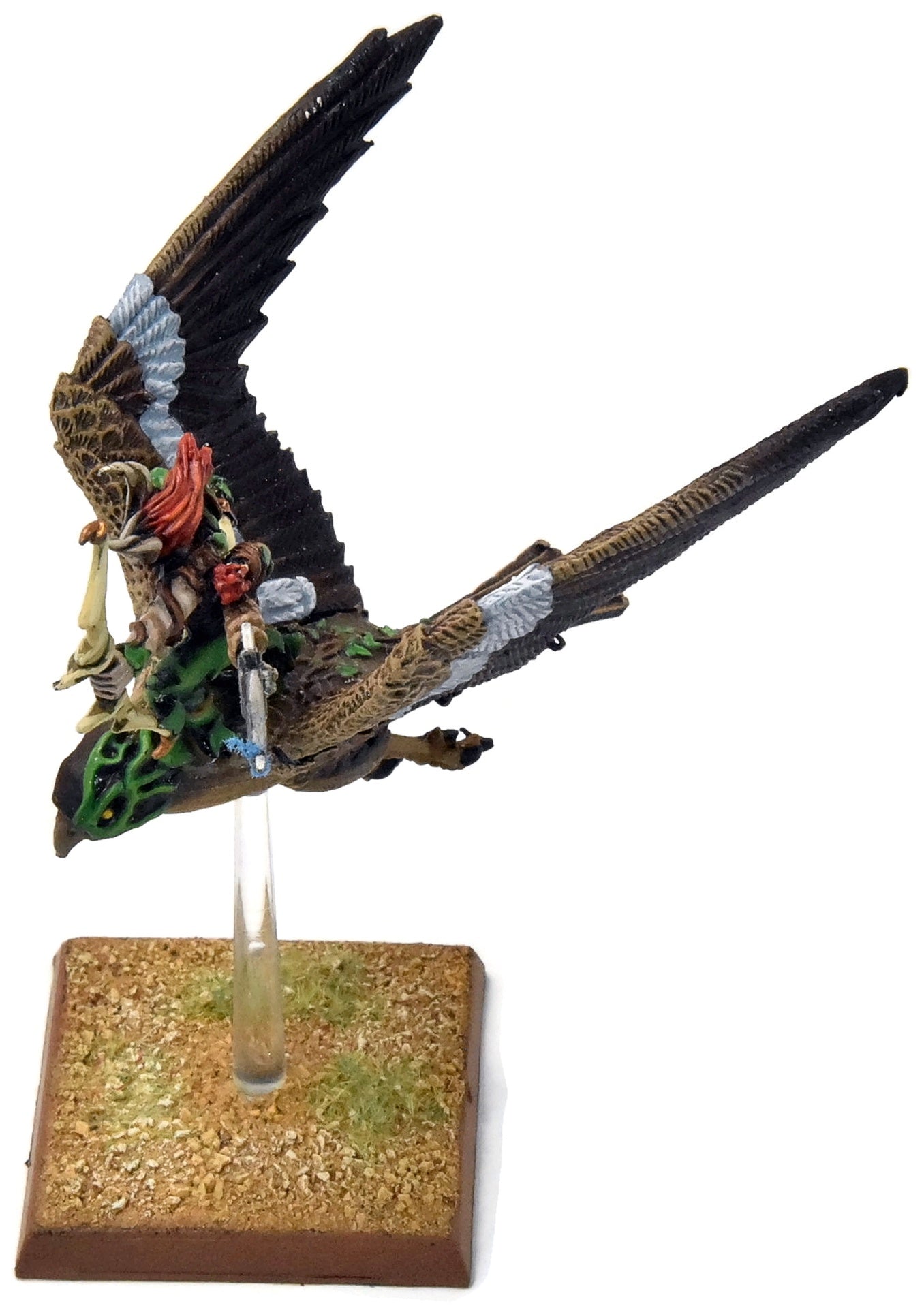 WOOD ELVES Warhawk Rider #6 PRO PAINTED METAL Fantasy