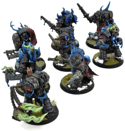 DEATH GUARD 8 Blightlord Terminators #10 PRO PAINTED Warhammer 40K