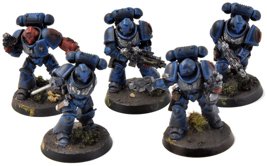 SPACE MARINES 5 Intercessors #1 Warhammer 40K missing 1 hand