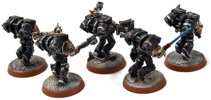 SPACE MARINES 5 Vanguard Assault Squad Marines #1 PRO PAINTED  40K